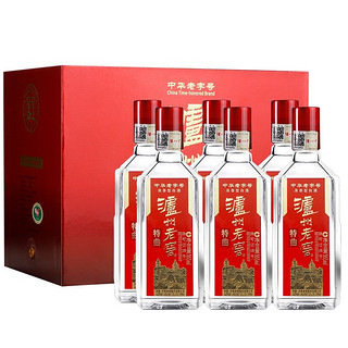 百亿补贴：泸州老窖 52度特曲浓香型白酒小酒版165ml*6瓶礼盒装