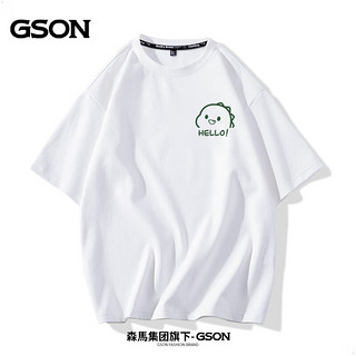GSON 男士纯棉短袖t恤  （需拍四件）
