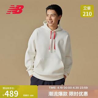 new balance 卫衣24年男款百搭简约针织套头衫AMT41351 CIC M