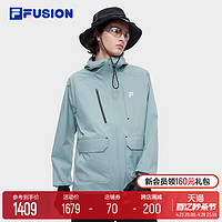 FILA 斐乐 王星越同款 FILA FUSION斐乐潮牌运动外套男2024夏季新款户外夹克