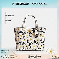 COACH 蔻驰 女士花卉印花WILLOW 24号托特包斜挎包手提包