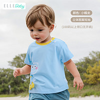 ELLE BABY 儿童T恤动物卡通图案棉透气