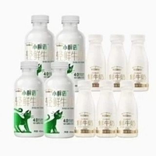 每日鲜语 4.0鲜牛奶450ml*4瓶+原生高品质鲜牛奶185ml*6瓶