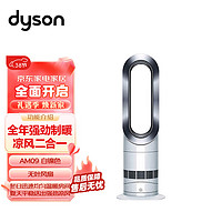 dyson 戴森 无叶暖风扇 兼具冷风暖风功能 无叶设计四季适用 AM09 白镍色