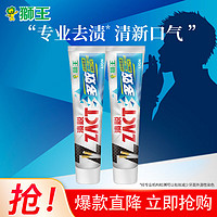 LION 狮王 狮王ZACT渍脱牙膏  专业祛除烟渍  去烟渍多效牙膏150g*2