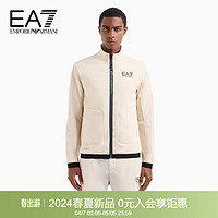 阿玛尼EMPORIO ARMANI24春夏EA7男装立领开衫运动外套