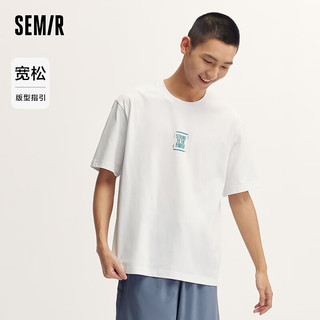 森马（Semir）大力水手联名短袖T恤男2024夏季凉感抑菌上衣 漂白10007 165/84A/S