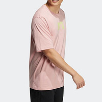 adidas NEO 个性百搭潮流舒适男款圆领短袖T恤夏装宽松版