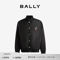 巴利（BALLY）【季中礼遇】BALLY巴利24龙年系列黑色男士夹克6307086 黑色 S