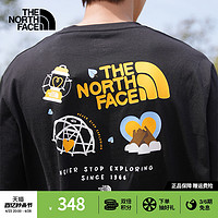 北面 TheNorthFace北面短袖T恤情侣款舒适透气爱心户外夏季新款|8DEM