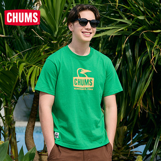 CHUMS 洽洽鸟 夏季新款短袖t恤男女同款圆领情侣半袖上衣CH01-2278