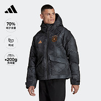 adidas 阿迪达斯 官方男装德国队足球宽松运动保暖鸭绒羽绒服HF4066