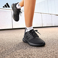 adidas EQ19 RUN随心畅跑舒适跑步运动鞋女阿迪达斯H02046 黑 40.5(250mm)