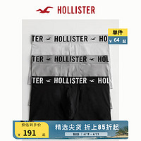 HOLLISTER舒适经典四角紧身裤Logo款3条装内裤 男 325861-1 杂色 XS