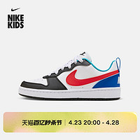 NIKE 耐克 官方男童COURT BOROUGH大童运动童鞋夏季复古低帮HF0742