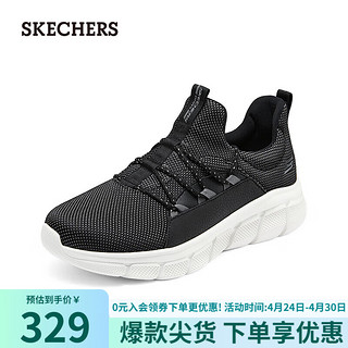 SKECHERS 斯凯奇 男士运动休闲鞋118105 黑色/BLK 41