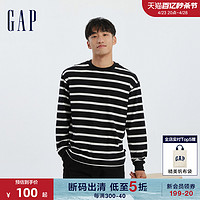 Gap 盖璞 男女装春秋亲肤纯棉长袖T恤宽松情侣上衣773161