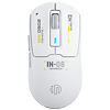 英菲克（INPHIC）IN6无线游戏鼠标有线蓝牙三模PAW3395电竞 轻量化60g/26000DPI/8K回报率/1亿次微动 灰白色