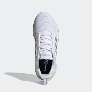 adidas RACER TR21休闲舒适跑步鞋女子阿迪达斯轻运动 白/灰 36.5 36.5(225mm)