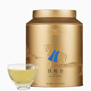 八马茶业 安溪清香型铁观音乌龙茶罐装茶叶252g*2罐