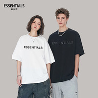 ESSENTIALSRUN官方正品2024新款印花男女同款短袖纯棉情侣T恤潮牌