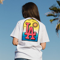 【交个朋友】美国MLB短袖T恤纯棉时尚舒适NY/LA 男女款 47brand