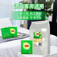 立顿（Lipton） 立顿绿茶包袋泡茶独立装80包/袋酒店客房办公会议休闲冲饮茶包 立顿】绿茶独立装2g*80袋