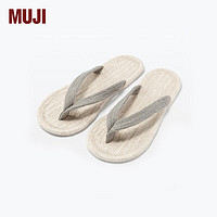 MUJI 男女通用 室内拖鞋 夹脚式 男式女式 无性别 灰色 JKAG6A4S 275mm XL/45码(2.0)