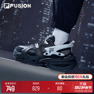 FILA 斐乐 FUSION斐乐官方潮牌铠甲鞋老爹鞋男鞋厚底鞋子休闲鞋运动鞋