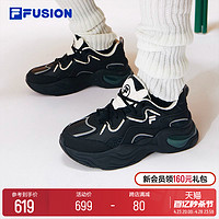 FILA 斐乐 欧阳娜娜同款FILA FUSION斐乐官方女鞋泡泡鞋厚底鞋休闲鞋老爹鞋