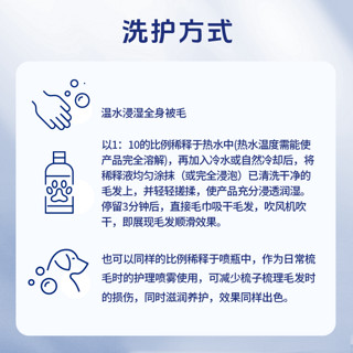 碧艾欧BIO特级维他护毛油宠物狗狗护发素顺滑开结修复毛发损伤滋润保水 473ml