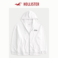 HOLLISTER24春夏美式毛圈布卫衣帽衫外套男女装 358392-1 白色 XL (180/116A)