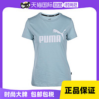 PUMA 彪马 夏季女子圆领舒适休闲短袖T恤 682247-25