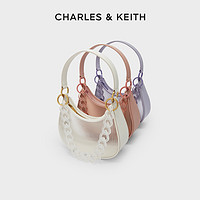 CHARLES & KEITH CHARLES&KEITH春夏女包CK2-40270685女士透明链条单肩腋下包