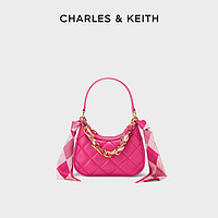 CHARLES & KEITH CHARLES&KEITH气质丝巾CK2-20271057菱格单肩腋下包