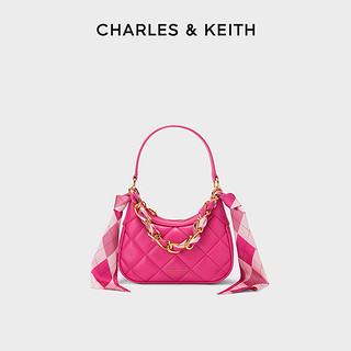 CHARLES & KEITH CHARLES&KEITH气质丝巾CK2-20271057菱格单肩腋下包