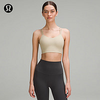 lululemon 丨Like a Cloud女士长款运动内衣 B/C 速干透气 LW2CSIS 瑜伽内衣 指南针卡其色 6