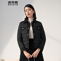 BOSIDENG 波司登 冬季鹅绒羽绒服女轻薄小香风翻领显瘦精致保暖外套B30134128