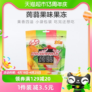 88VIP：StarSun 什锦果味可吸式果冻390g*1袋零食布丁儿童