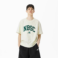 new balance NB官方正品男款经典圆领字母运动休闲短袖T恤5CD25353