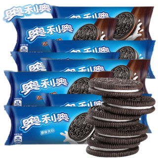 OREO 奥利奥 夹心饼干48.5g袋装办公休闲小零食饼干 混口味48.5g*10袋共 485g