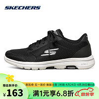 SKECHERS 斯凯奇 GO WALK5健步鞋女子15902/BKW 黑色/白色 36