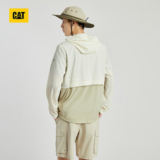 CAT卡特x翟子路同款24夏男户外休闲UPF40+透气防晒外套夹克 深卡其色 S