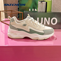 百亿补贴：SKECHERS 斯凯奇 闪电熊猫鞋女鞋时尚运动鞋复古厚底老爹鞋子春季