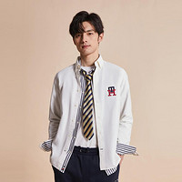 TOMMY HILFIGER 魔力方秋冬男纯棉刺绣尖角扣长袖衬衫外套28430