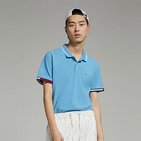 TOMMY HILFIGER Tommy Jeans 23春夏男装纯棉小绣标拼色合身版短袖POLO衫18820