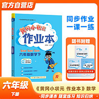 黄冈小状元作业本2024春六年级下册数学人教版R小学6年级天天练单元同步训练辅导练习册 24春作业本数学人教