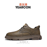 YEARCON 意尔康 男鞋低帮板鞋男2023新款秋季男士休闲运动轻便小白鞋潮鞋