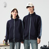 千以扬卫衣班服外套男女广告文化衫团体工作服开衫加绒加厚订制logo 藏蓝配兰 S
