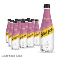 Schweppes怡泉 无糖零卡 苏打水汽水饮料 怡泉桃子味400ml*12瓶